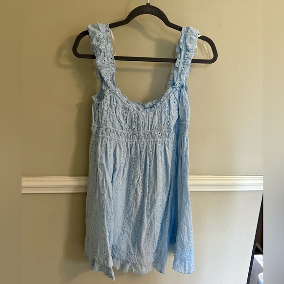 Princess Polly Carlita Mini Dress Blue - Picture 4 of 6